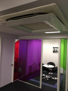 Simply Air Conditioning London - Air Deflectors Installed In An Office Near Hatton Gardens