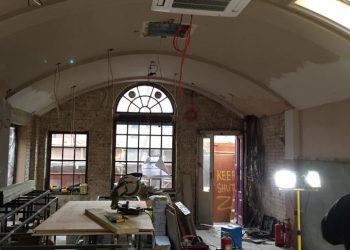 Simply Air Conditioning London - Ceiling Mounted Cassettes Air Conditioner Installed in a Restaurant, Kew Gardens, London4